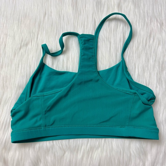Fabletics Green Racerback Sports Bra Mesh - Picture 4 of 4